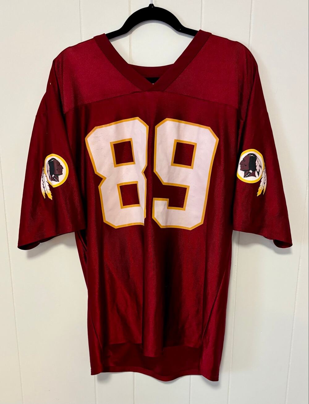 Vintage Santana Moss #81 Washington Redskins Burgundy Jersey NFL Players Sz L